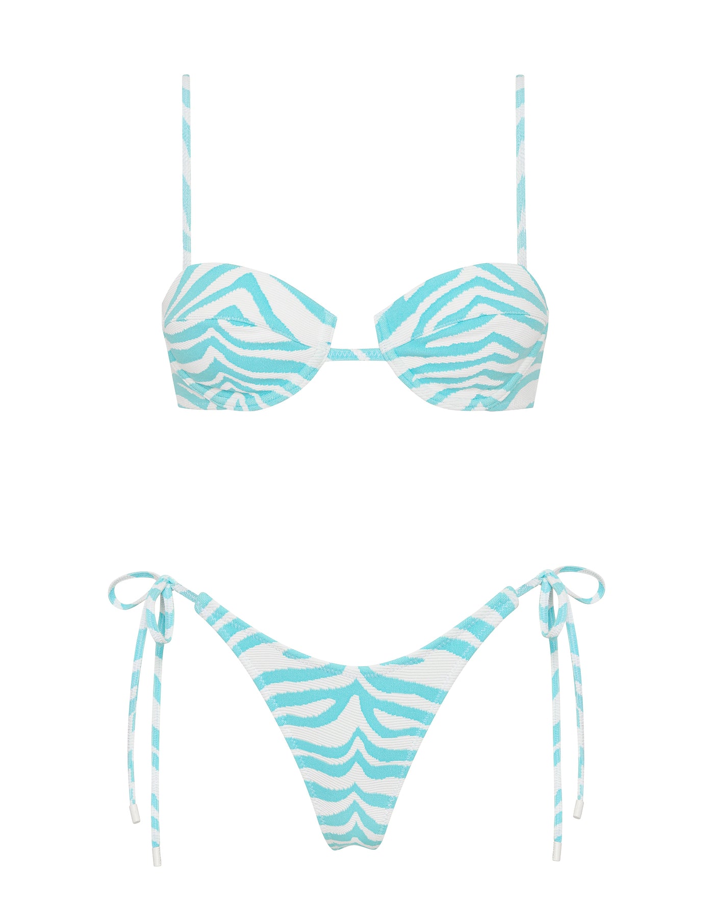 MALA SKY ZEBRA SPLASH Balconette Bikini