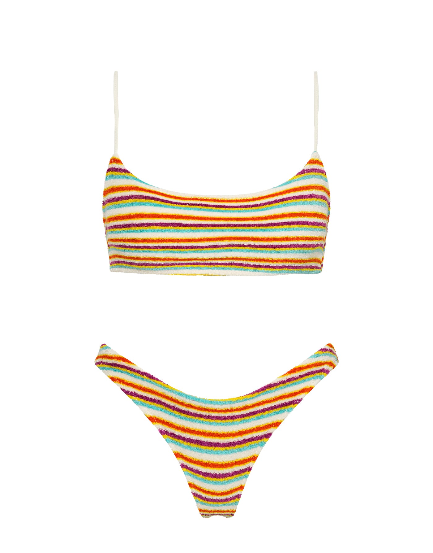 MICA - BONN Terry Towelling Crop Bikini Set