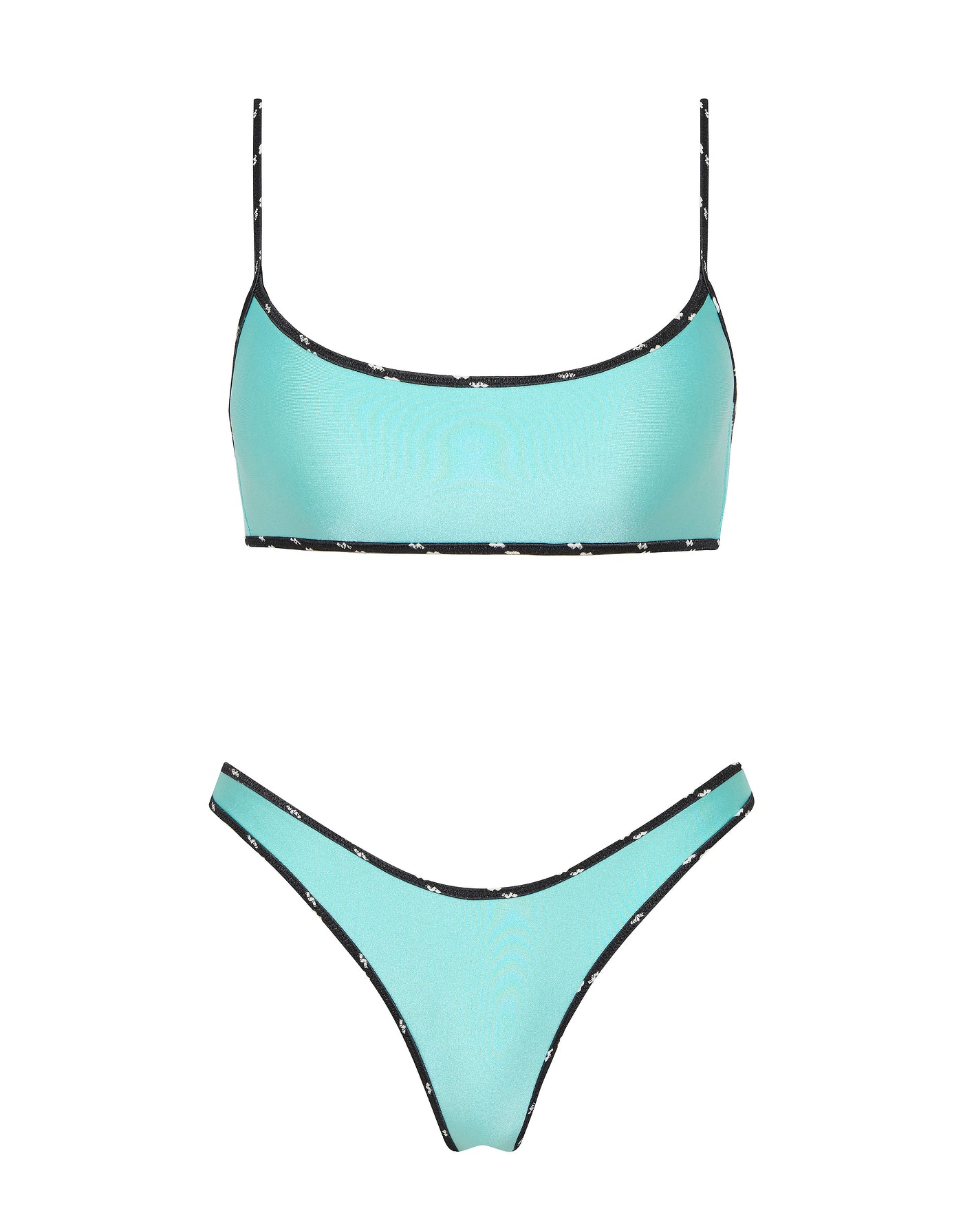 MICA - ELECTRIC Neoprene Scoop Bikini Set