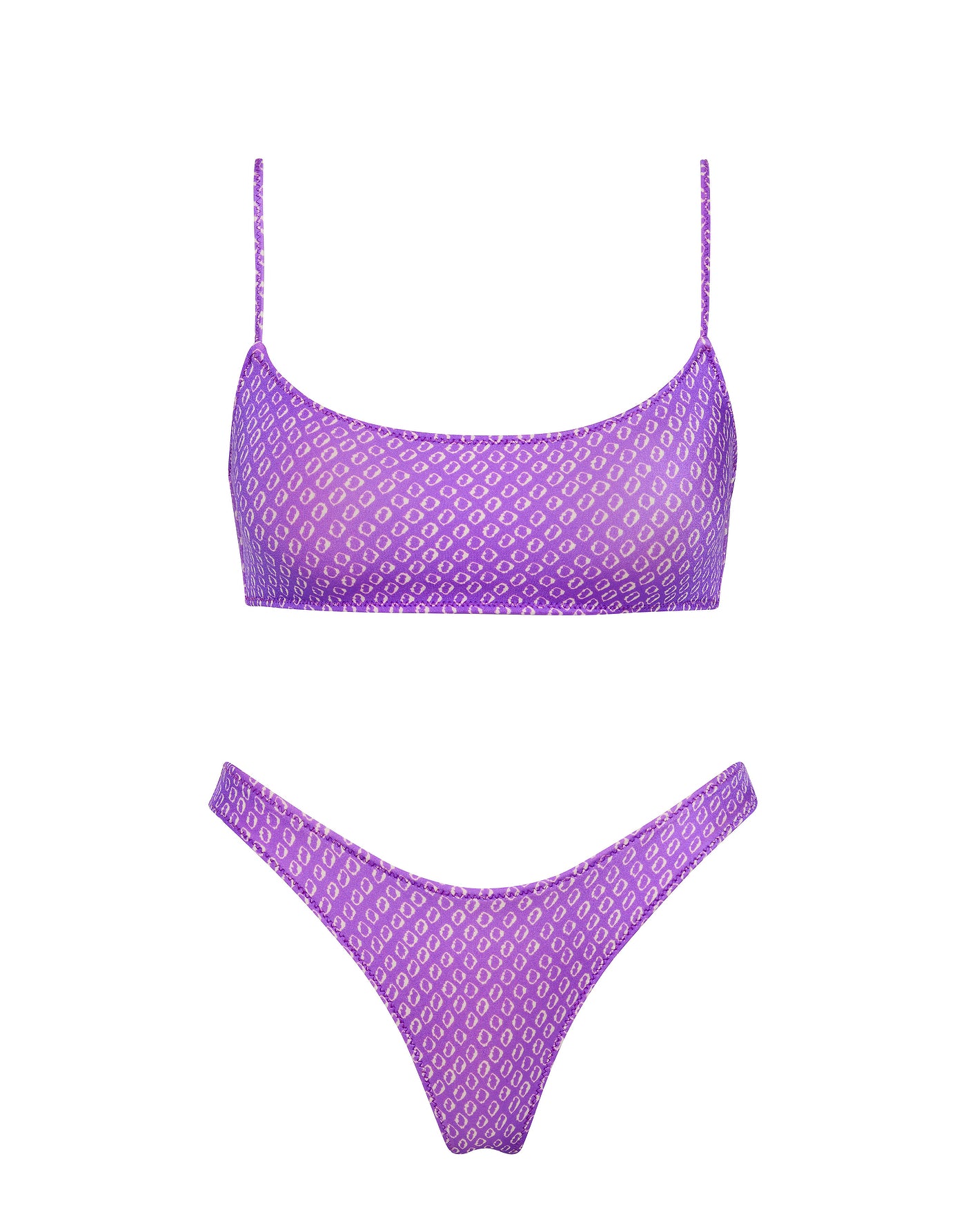 MICA - HAZE Purple Crop Bikini Set