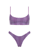 Mica Monty Triangl Purple Crochet Bikini