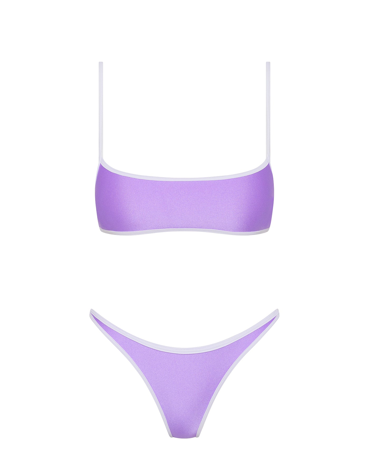 MIMA GRAPE Neoprene Crop Bikini Set