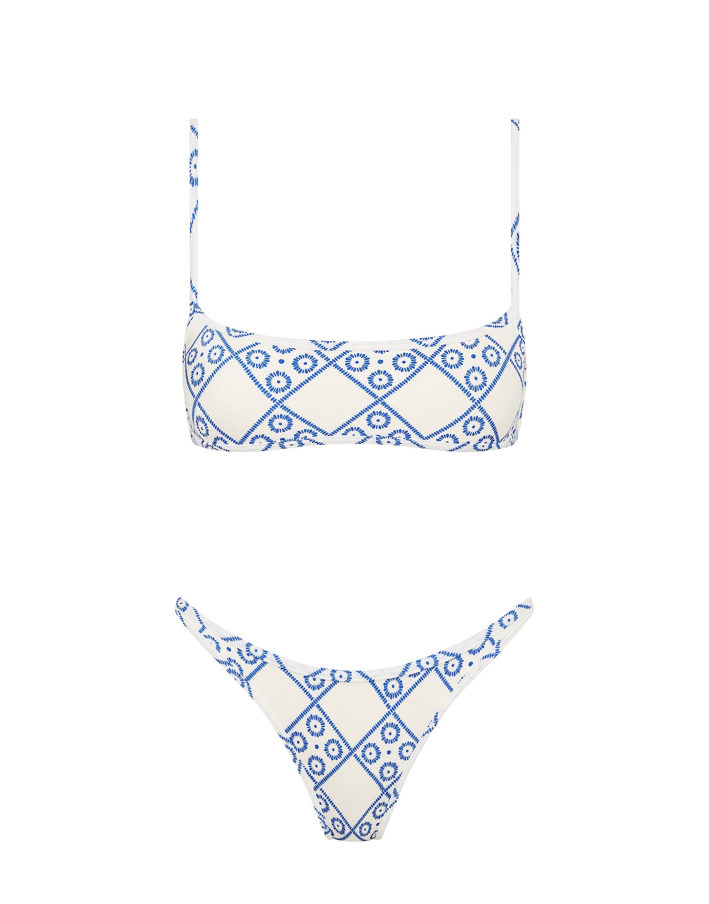 MIMA INDIGO LACE Crop Bikini Set