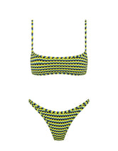 MIMA INK CONFETTI Textured Crop Bikini Set