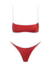 MIMA - NASSE Red Crop Bikini Set