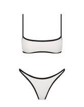 MIMA PANDA WHITE Neoprene Crop Bikini Set