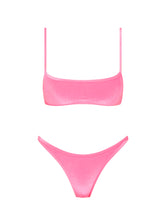 MIMA PINK CANDY VELVET Crop Bikini Set