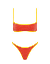 MIMA RUBY RED SPARKLE Crop Bikini Set