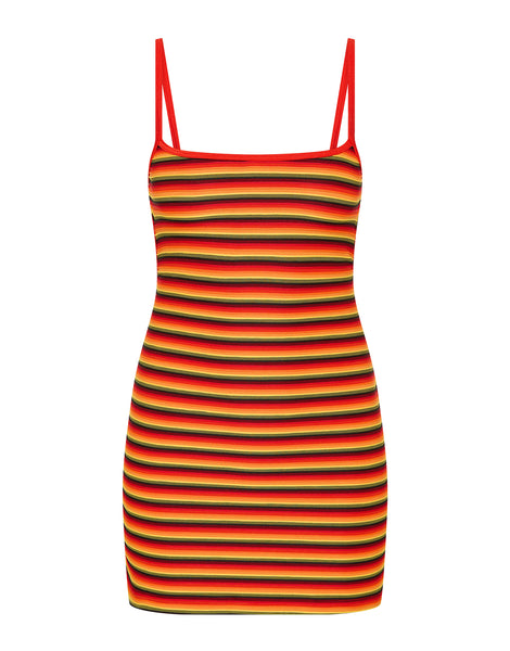 red and black striped dress MINNI HORIZON Stripe Mini Dress – Triangl