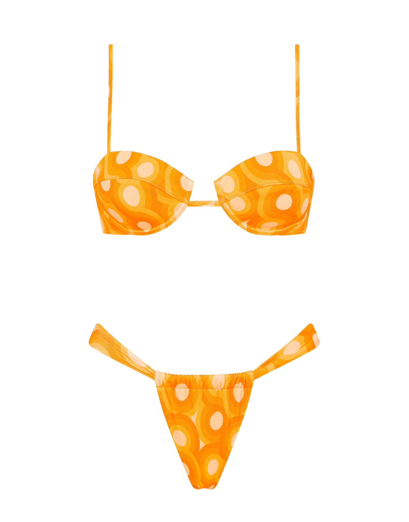 PALMA TANGERINE Balconette Bikini Set