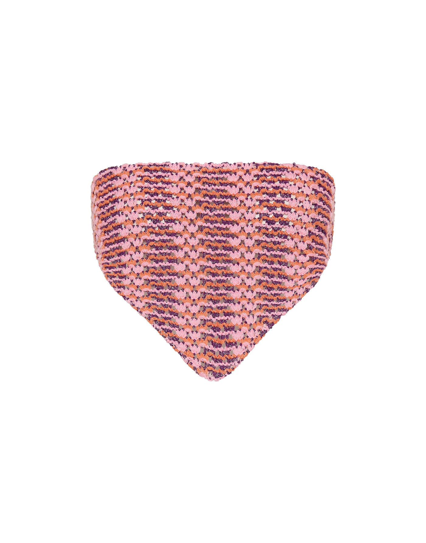 RINA - BLOSS Pink Crochet Top