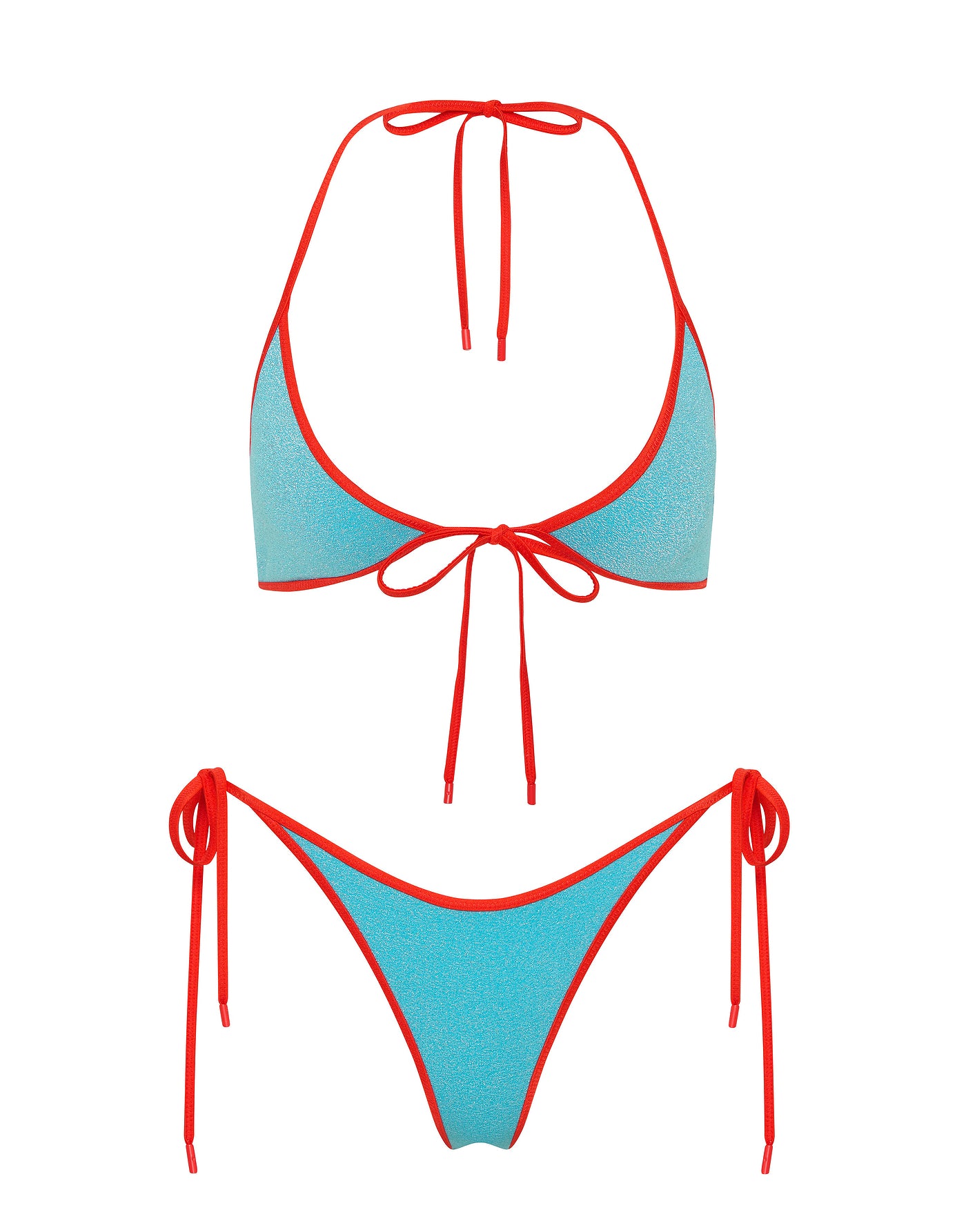 SOFI - AZURE SPARKLE Halter Bikini Set