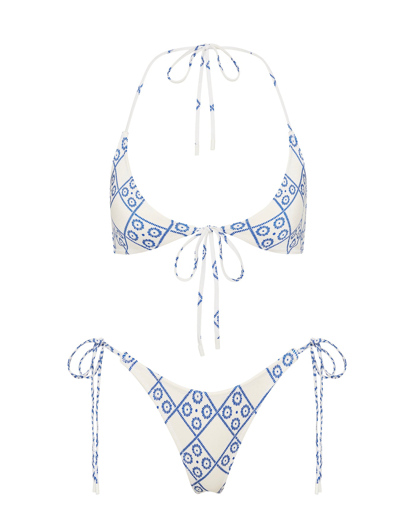 SOFI INDIGO LACE Halter Bikini Set