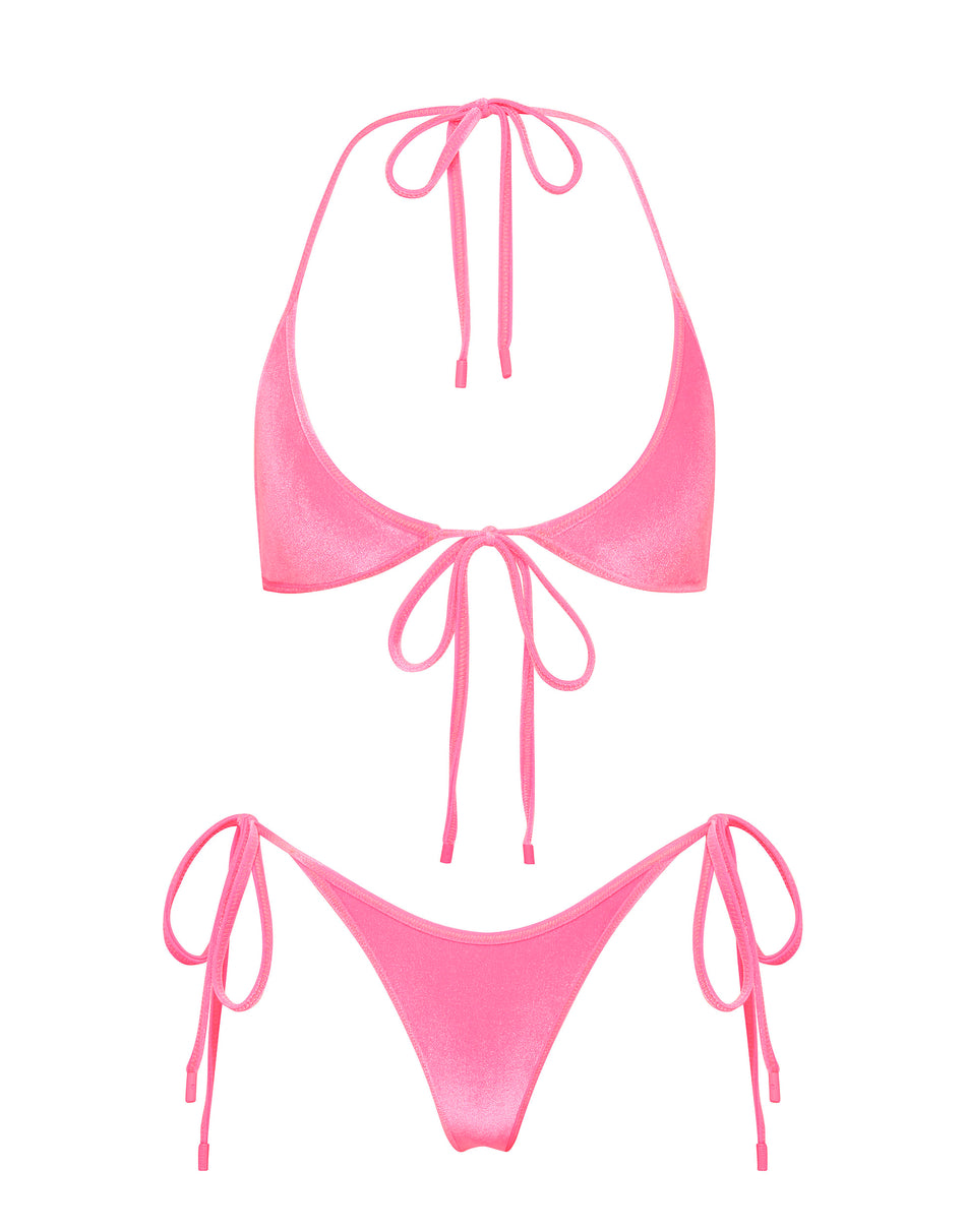 Haut De Bikini B Swim Mini Cupcake – Triangle à Volants – Taille S – I Love LA