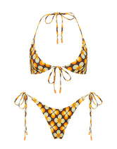 SOFI PORCHE Geometric Halter Bikini Set