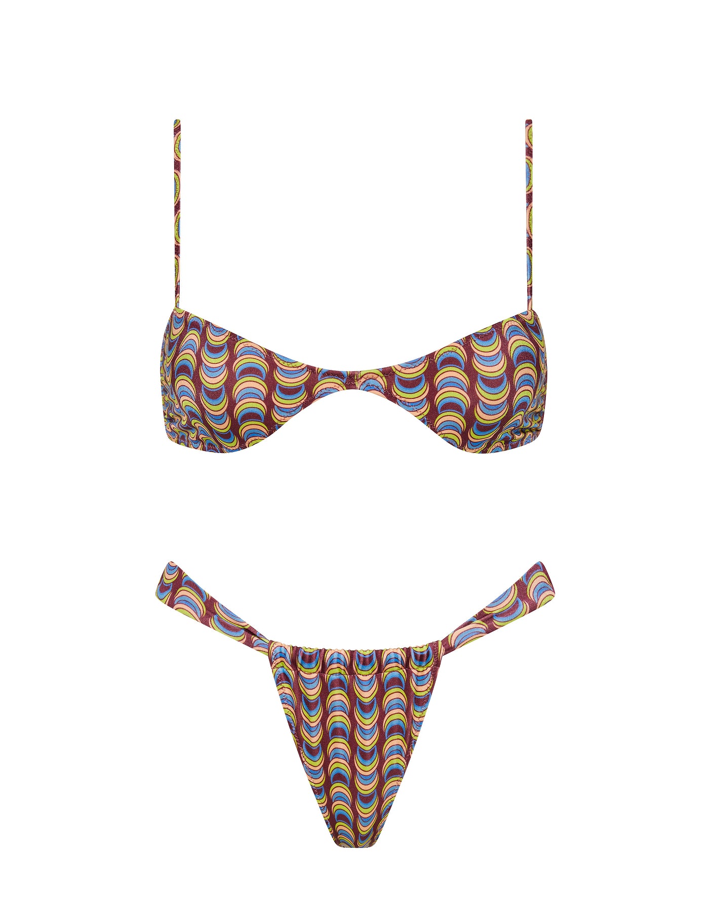 STELL FITZ Scoop Crop Bikini Set – Triangl
