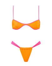 STELL SANTO Orange Scoop Bikini Set
