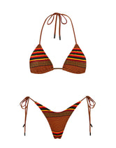 VINCA BRICK STRIPE Triangle Bikini Set