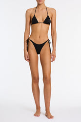 VINCA - EBONY BLACK Triangle Bikini Set