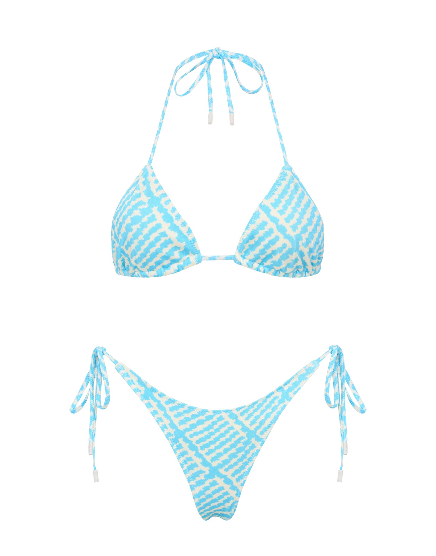 Vinca Eyla Triangl Blue Printed Bikini