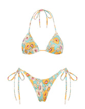 VINCA MAIE Floral Triangle Bikini Set