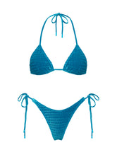 Vinca Maura Triangl Blue Velvet Bikini