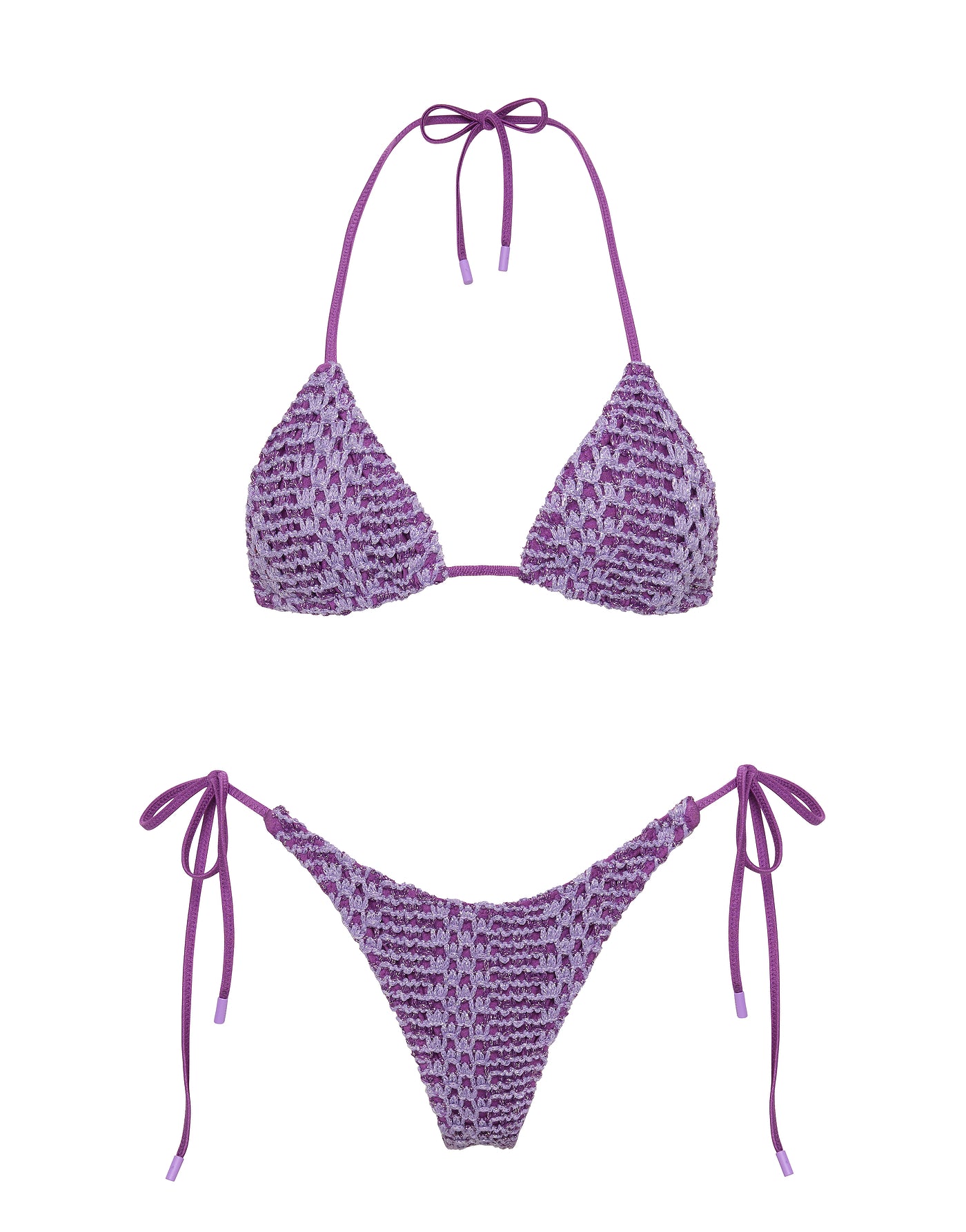 Vinca Monty Triangl Purple Sparkle Bikini