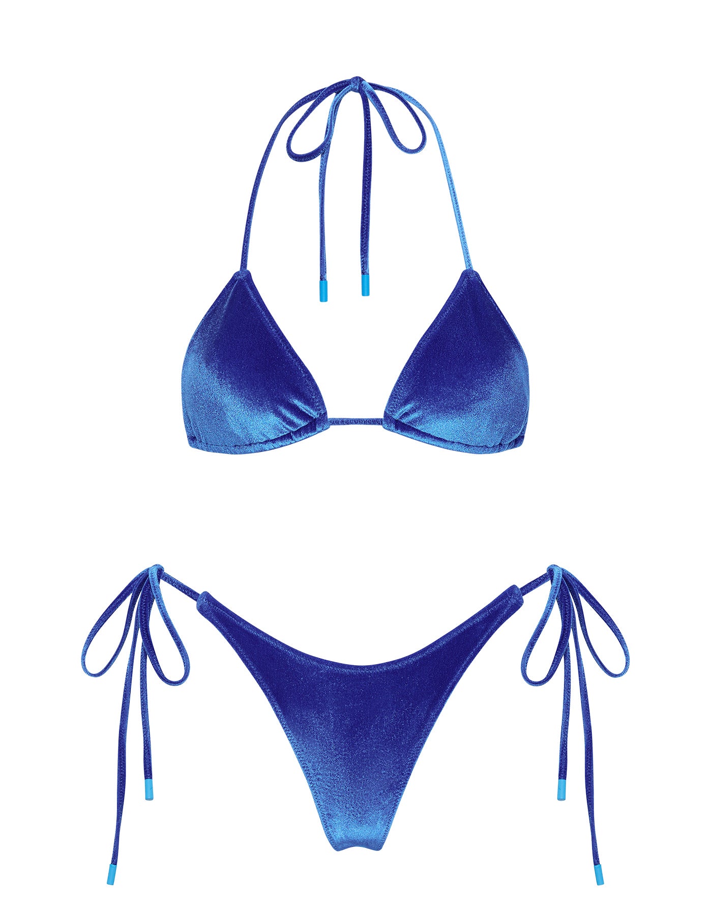 Vinca Navi Triangl Blue Velvet Bikini