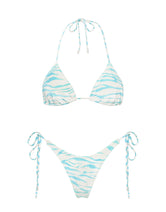 Vinca Pezz Triangl Blue Zebra Bikini