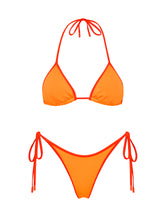 VINCA PRIKA - Orange Triangle Bikini Set