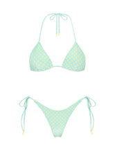 VINCA SUN SPRINKLE Polka Dot Triangle Bikini Set