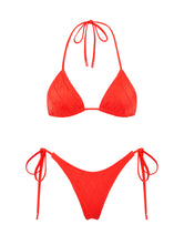 VINCA VISS Red Triangle Bikini Set