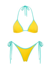 VINCA - XUMA Yellow Triangle Bikini Set