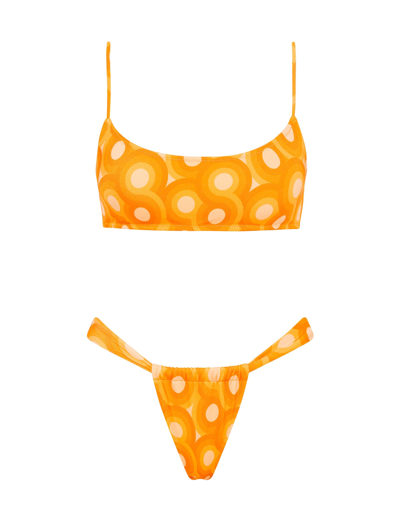 MICA TANGERINE Scoop Bikini Set
