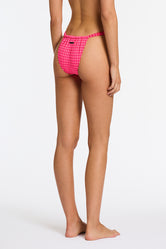 MICA - ADAO Pink Textured Crop Bikini Set