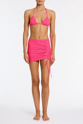 ALULA ADAO Pink Textured Skirt