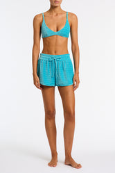 CARA - COTE Blue Velvet Short