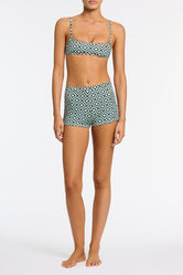 CELESTE POLLO Geometric Short