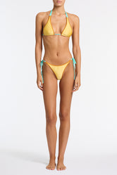 DARA CANARY CRUSH Neoprene Triangle Bikini Set