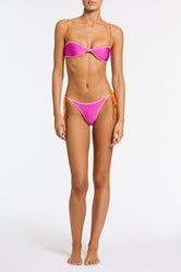 ESTE PIGI Neoprene Scoop Crop Bikini Set