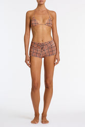 FREDY JAM VELVET CHECK Short