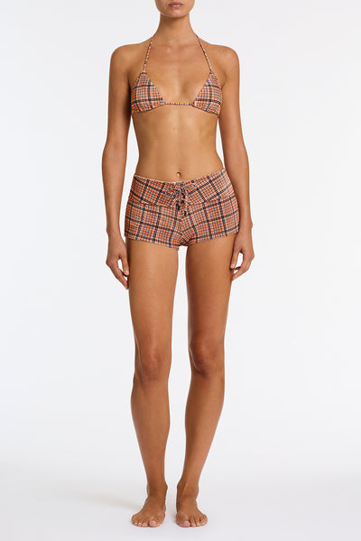 FREDY JAM VELVET CHECK Short