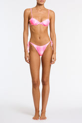 JARA PETALI Pink Balconette Bikini