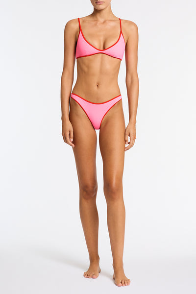 MAIA DORE Pink Scoop Bikini Set 