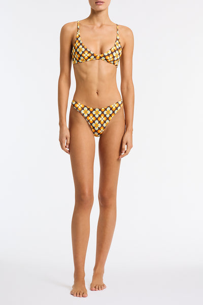 MAIA PORCHE Geometric Scoop Bikini Set