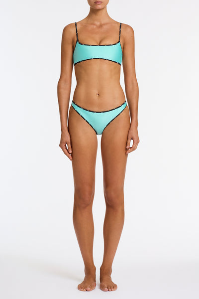 MICA ELECTRIC Neoprene Scoop Bikini Set