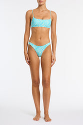 Mica Eyla Triangl Blue Printed Bikini