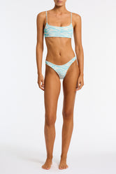 Mica Pezz Triangl Blue Velvet Bikini