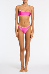 MICA PIGI Neoprene Crop Bikini Set