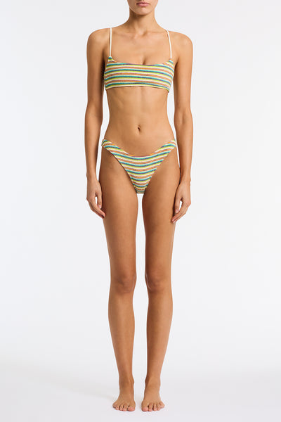 MICA - SALVA Terry Towelling Crop Bikini set